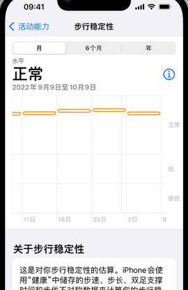 洛扎iPhone手机维修如何在iPhone开启'步行稳定性通知'