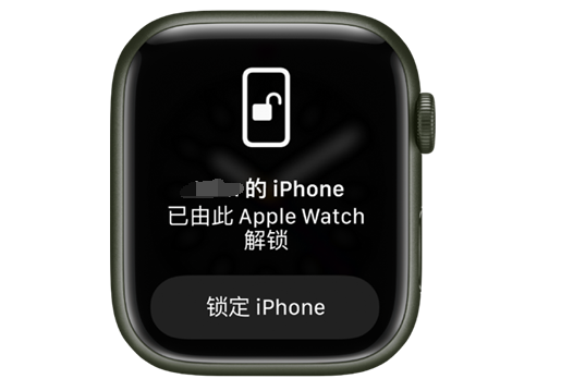 洛扎苹果手机维修分享用 AppleWatch 解锁配备面容 ID 的 iPhone方法 