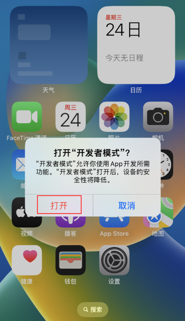 洛扎苹果手机维修分享如何打开开发者模式 