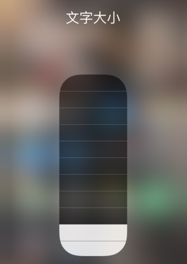洛扎苹果手机维修分享小技巧：在 iPhone 控制中心快速调节字体大小 
