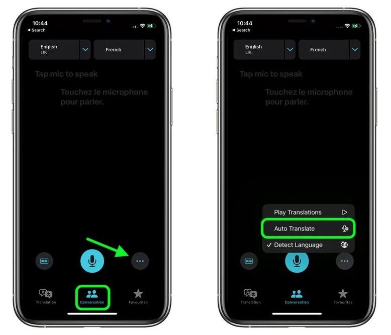 洛扎苹果手机维修分享iOS 15 “翻译” App 新改进 