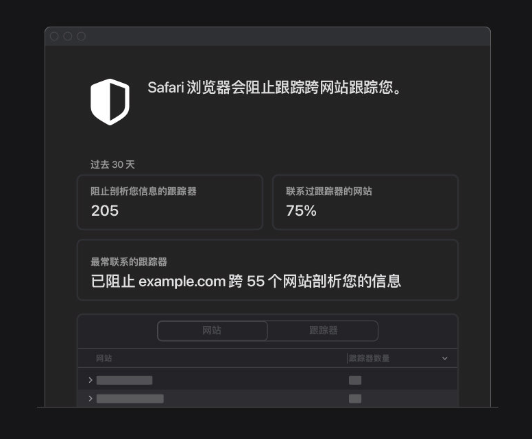 洛扎苹果手机维修分享如何在 Safari 浏览器中查看和打开隐私报告 
