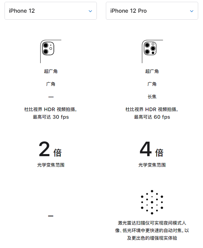 洛扎苹果手机维修分享苹果 iPhone 12 与 iPhone 12 Pro 选哪款 